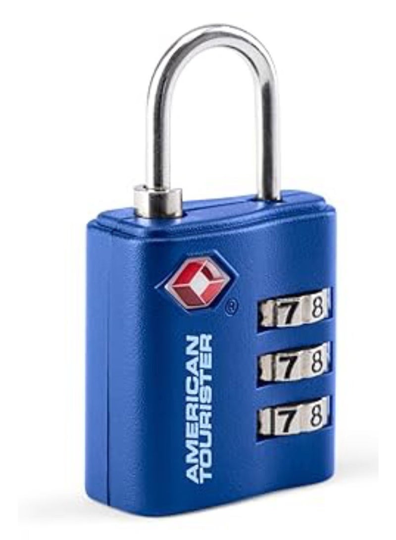 امريكان توريستر قفل ترولي أمريكان تورستر برمز ثلاثي - أزرق - Image 1